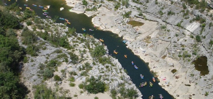 Gorge de l’Ardèche en canoë